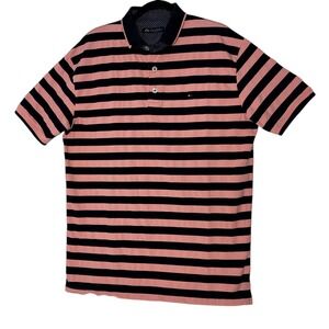 Brooks Brothers Polo Shirt Men's XL‎ Short Sleeve Tommy Hilfiger Logo Striped